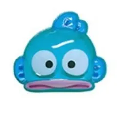 【中古】バッジ・ビンズ ハンギョドン 「サンリオキャラクターズ ぷっくりったいバッジ」