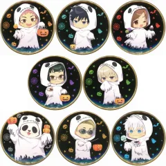 【中古】バッジ・ピンズ 全8種セット 「呪術廻戦×マルキューブ トレーディンググリッター缶バッジ ハロウィンver.」