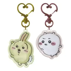 【中古】キーホルダー うさぎ×ちいかわ ぷっくりったいペアキーホルダー 「ちいかわ なんか小さくてかわいいやつ」