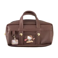 【中古】筆箱・ペンケース ハローキティ(レオパード) スクバ風ペンポーチ 「サンリオキャラクターズ」