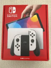 ◆Nintendo Switch 有機ELモデル Joy－Con（L）／（R） ホワイト　0013417360　動作品