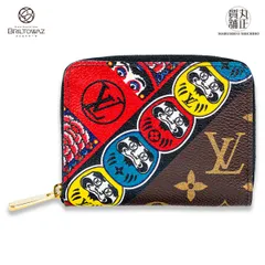 【送料無料】ルイヴィトン 日本限定 モノグラム ジッピーコインパース 歌舞伎 カブキ 達磨 ダルマ M67250 2018年クルーズ 小銭入れ ラウンドファスナー メンズ レディース 山本寛斎【中古】【ブリルトワーゼ】【丸正質舗】【質屋】（M212742）