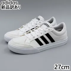 adidas VS SET ホワイト×ゴールド×グレー JP27.0cm スニーカー AW3889 アディダス 新品 (ad010)