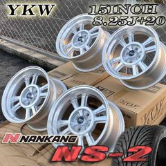 新品 15×8.25J +20 PCD 100 114.3 4穴 15インチホイール4本