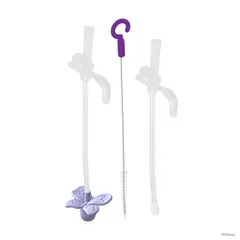 送料無料【b.box ビーボックス】シッピーカップ専用 スペアストロークリーナーセット ディズニー バンビ くまのプーさん ライオンキング 替えストロー 2本入り ストロー 交換用ストロー ベビー用品