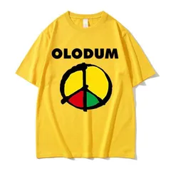 音楽の王様 マイケル・ジャクソン Tシャツ 半袖 ラブ&ピース プリント メンズ カジュアル トリビュート クラシック 夏 イエロー