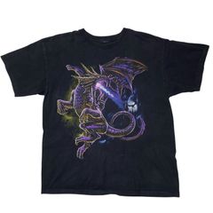 00s ディズニー マレフィセント ドラゴン Tシャツ タイダイ柄 ミッキー 