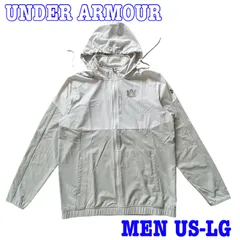 UNDER ARMOUR アンダーアーマー カレッジワッペン付き フルジップ フーディー ジャケット US-LG