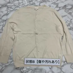 J.CREW ジェイクルー イタリアンカシミヤ100% カーディガン ホワイト Lサイズのサムネイル