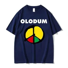 音楽の王様 マイケル・ジャクソン Tシャツ 半袖 ラブ&ピース プリント メンズ カジュアル トリビュート クラシック 夏 ネイビー