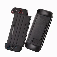 薄型 軽量 スタンド機能 Joy-Conカバー TPU アナログスティック 分体式 レザー柄 全面保護ケース ケース 耐久性 switchスイッチ 耐衝撃 キズ防止 Nintendo 衝撃吸収 カバー 着脱簡単 スイッチ 指紋防止 クリスマス 2019年モデル