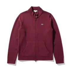 ラコステ LACOSTE ジップアップニット 長袖  ワンポイント 42サイズ 赤 984426のサムネイル