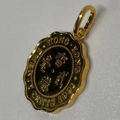 ペンダントトップ コインモチーフ エリザベス2世