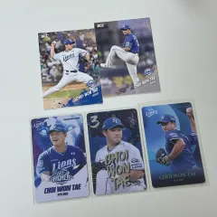 サムスン・ライオンズ チェ・ウォンテ ポストカード シーズン 6月 7月 kbo トレカ など 5点 まとめ