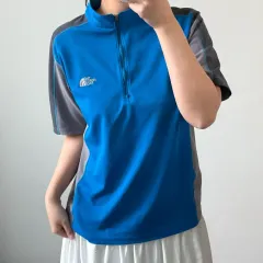 L THE NORTH FACE ザノースフェイス ハーフジップ 半袖Tシャツ