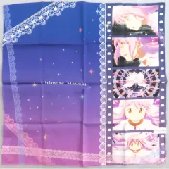 【中古】タオル・手ぬぐい アルティメットまどか(ライラック) プリントハンカチ 「劇場版 魔法少女まどか☆マギカ[新編]叛逆の物語×川辺」