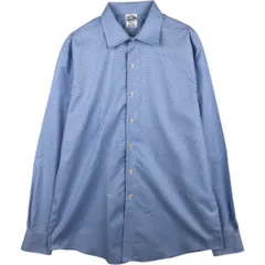 古着 ブルックスブラザーズ Brooks Brothers Est.1818 REGENT 長袖 コットンチェックシャツ メンズL相当/eaa619025
