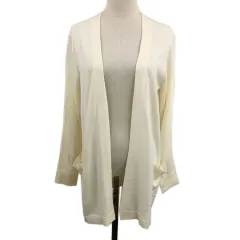 アンタイトル UNTITLED カーディガン ニット 前開き ウール 無地 長袖 2 白 ベージュ ホワイト