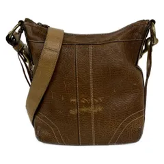 COACH(コーチ) ショルダーバッグ - 10398 ダークブラウン ストラップ着脱可 レザー