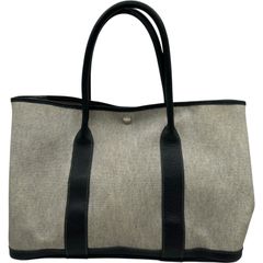 HERMES エルメス ガーデンパーティ TGM グレー 大容量 トワルアッシュ