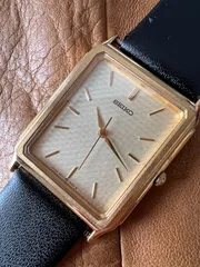 セイコー　SEIKO☆クオーツ　時計☆スクエア☆稼働品☆5E31-5A10☆