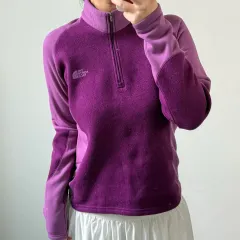 XXL ザ・ノース・フェイス ウィメンズ パープル ハーフジップ