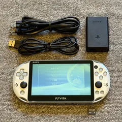 3-034 PSVITA PCH-2000 シルバー メモリーカード4GB付き