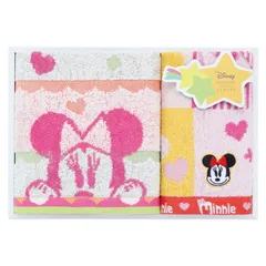 ディズニー ハピネスフレーク フェイス1P・ゲストタオル1P ピンク (WR20879_P)