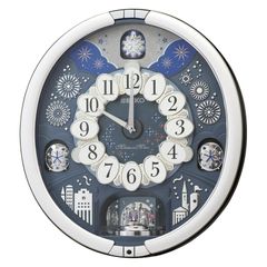 美品 SEIKO RE561S からくり時計 電波修正機能 自動秒針停止機能付き
