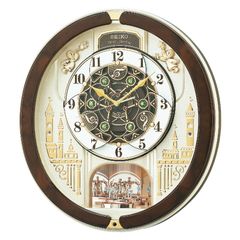 完全可動】SEIKO からくり時計 RE556B ウェーブシンフォニー - メルカリ
