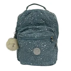 Kipling(キプリング) リュックサック - ライトブルー×シルバー ドット柄