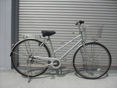 シルバー シティサイクル メタルバスケット付き - メルカリ
