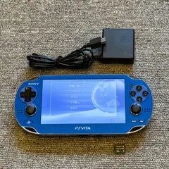 3-035 PSVITA PCH-1000 サファイアブルー メモリーカード4GB付き