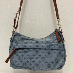 405　russet ラシット　ショルダーバッグ　水色　ライトブルー　くすみブルー　ダスティブルー　青　ブルー　モノグラム　ナイロン　レザー　レディース　ポケット多数　シンプル　カジュアル　きれいめ