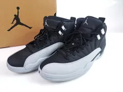 ナイキ　NIKE　AIR JORDAN 12 RETRO　エアジョーダン 12 レトロ　CT8013-010　28.5cm　BLACK/WOLF GREY-WHITE　ブラック×グレー　スニーカー　ハイカット　送料無料