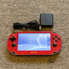 3-036 PSVITA PCH-1000 コズミックレッド メモリーカード4GB付き