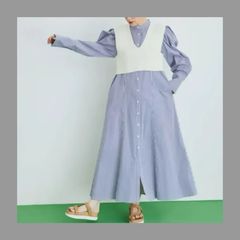 JUSGLITTY ショートベストワンピース⭐︎完売品 - メルカリ