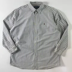 POLO ポロ ラルフローレン 刺繍 コットン ストライプ シャツ