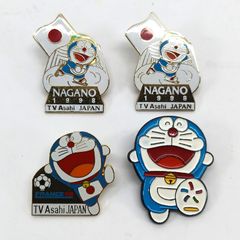 TOKYO2020 東京オリンピック テレビ朝日ドラえもん ピンバッジ - メルカリ