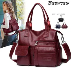 トートバッグ レディース 未使用 ショルダーバッグ ハンドバッグ 大容量 柔らかい トート ビジネス バッグ 通勤 ビジネスバッグ 通勤バッグ 大きめ レザー PU 通学 オフィス 斜めがけ 2way 肩掛け 鞄 かばん バッグ ママバッグ mikixz331