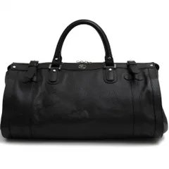 ゴールドファイル／GOLD PFEIL バッグ ボストンバッグ 鞄 旅行鞄 メンズ 男性 男性用 レザー 革 本革 ブラック 黒  スポーツバッグ シボ革 シュリンクレザー