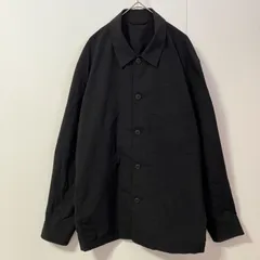 【訳あり】UNIQLO ユニクロ 感動シャツジャケット コットンライク サイズXL ブラック 黒　　　　T-96