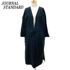 JOURNAL STANDARD ジャーナルスタンダード テンセルリネンガウンコート 羽織り F BLK/ブラック/ブラックのサムネイル