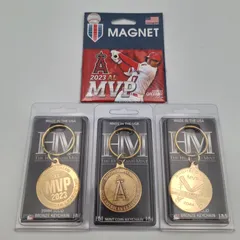 大谷翔平 メダル コインキーチェーン 米国ハイランドミント社製 キーホルダー 記念グッズ マグネット MVP おまとめ 野球グッズ メジャーリーグ 【11480】のサムネイル