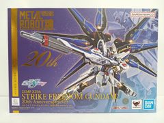 BANDAI METAL ROBOT혼 <SIDE MS> 기동전사 건담 SEED DESTINY 스트라이크 프리덤 건담 20th Anniversary Ver. 피규어 중고 [M-6735]