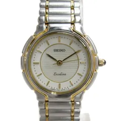 セイコー SEIKO Exceline エクセリーヌ 腕時計 クォーツ 1F21-0D70 コンビ