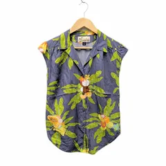 22 patagonia パタゴニア pataloha パタロハ ノースリーブ アロハシャツ 52592SP20 385359 ブルー系 サイズ 0
