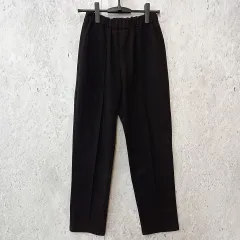 Girly Doll ガーリードール テーパードパンツ シンプル キレイ目 落ち感 ブラック Lサイズ ◎_◇〇のサムネイル