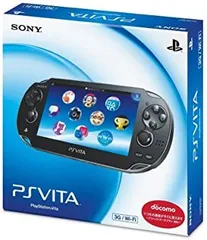 PlayStation Vita (プレイステーション ヴィータ) 3G/Wi-Fiモデル クリスタル・ブラック 限定版 (PCH-1100AB01)