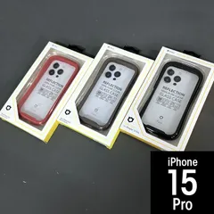 iPhone15Pro iFace Reflection 強化ガラスクリアケース　レッド 4522327959152 　ブラウン 4522327959190 　ブラック 4522327959121